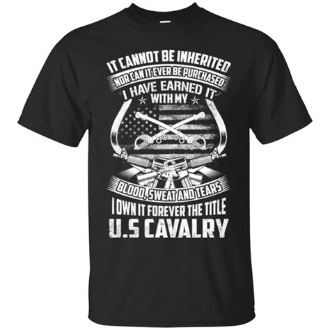 Us Cavalry Shirts I Own It Forever The Title Us Cavalry Teesmiley