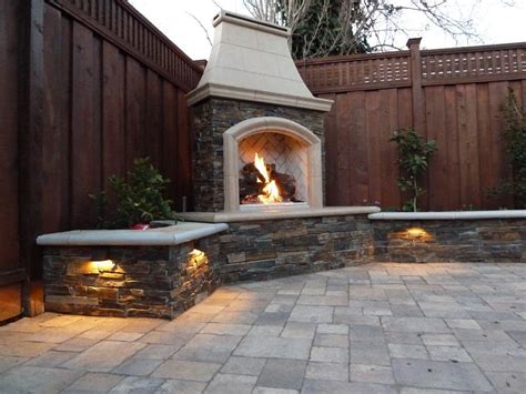 Brick Outdoor Fireplace Diy Fireplace Designs