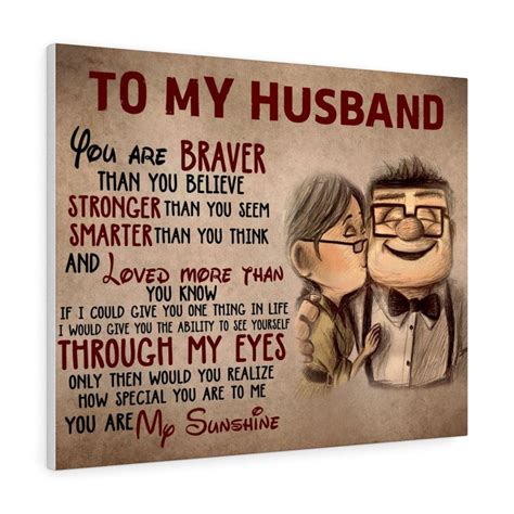 To My Husband Canvas | Husband birthday quotes, Husband quotes, Birthday quotes