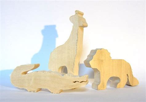 Wood Cutouts Unfinished Wooden Animals Do It Yourself African