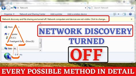 Network Discovery Is Turned Off Windows How To Turn On Network