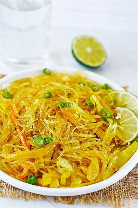 Pancit Bihon Is A Traditional Filipino Dish This Delicious Version Is
