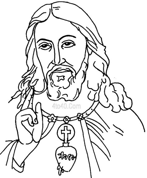 Easter Festival Celebration Coloring Page Lord Jesus Christ Coloring