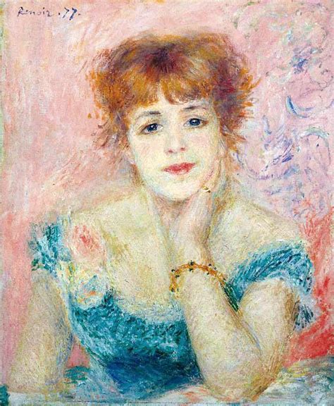 Portrait Of Jeanne Samary La Reverie By Renoir Pierre Auguste
