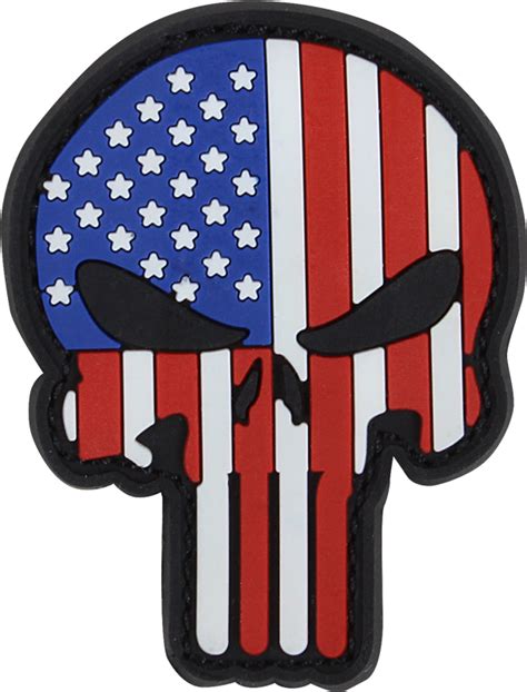 Download Pvc Punisher Patches Flag Punisher Patch Clipart 5348190