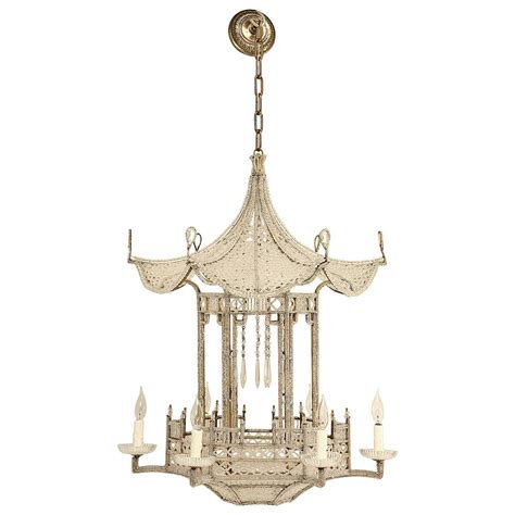 Pagoda Chandelier From France Circa S In The Style Of Bagues For