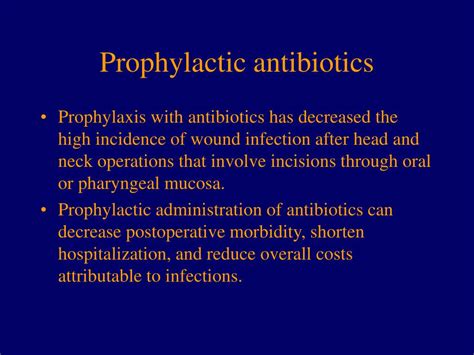 Antibiotic Prophylactic Guidelines