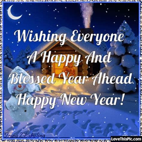 Wishing Everyone A Happy And Blessed New Year | Happy new year gif ...
