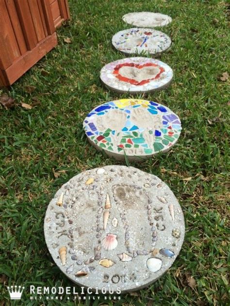 Home Made Stepping Stones Stepping Stones Diy Stepping Stones Diy