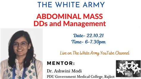 Abdominal Mass Dds And Management Youtube
