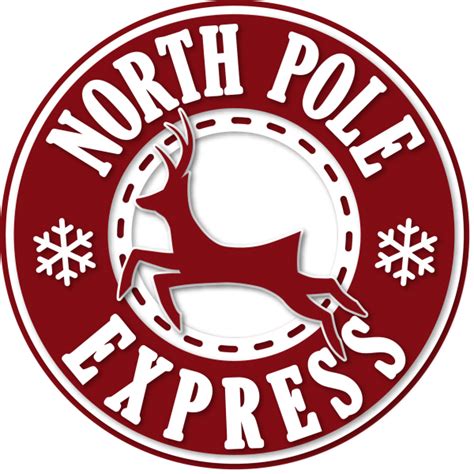 North Pole Express Emblem Paper Clipart Full Size Clipart 565500