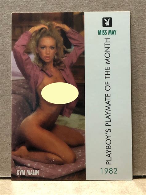 Mavin Playboy Trading Cards Ms May Kym Malin