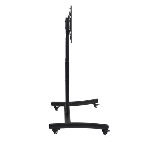Which tv size will fit on my shelf? Luxor Height Adjustable Rolling 70 inch TV Stand with TV ...