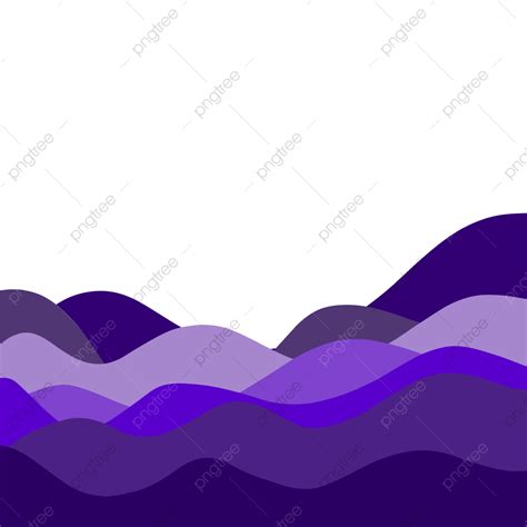 Purple Wave Png Image Abstract Purple Wave Flat Illustration Waves