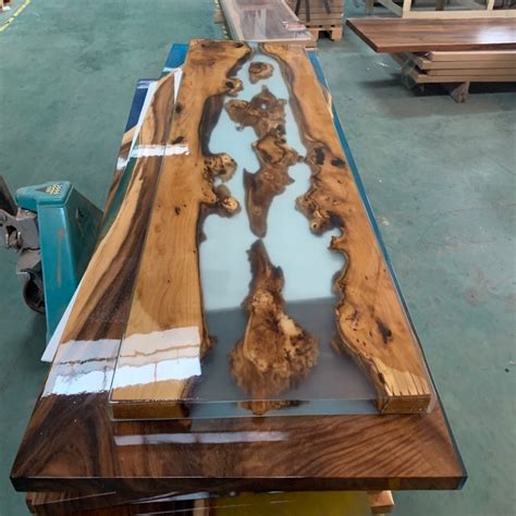 Live edge epoxy resin custom outdoor bar table: China Live Edge Resin Inlay Top Epoxy Inlay Table Epoxy Resin Wood Table Photos & Pictures ...