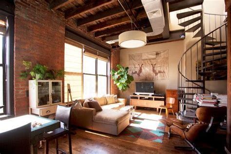 Extraordinary Loft Living Room Design For Inspiration