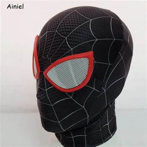 Spiderman Mask Spider Man Into The Spider Verse Miles Morales Mask