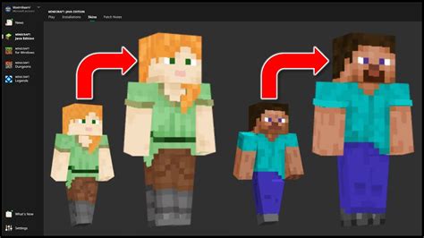 Minecraft How To Get The New Steve And Alex Skins Youtube