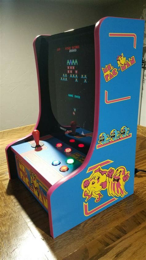 Ms Pacman Bartop Multi Classic Arcade Game Galaga Donkey Kong Made In
