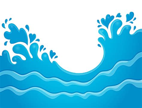 Water Drawing Clip Art Sea Wave Png Download 600458 Free