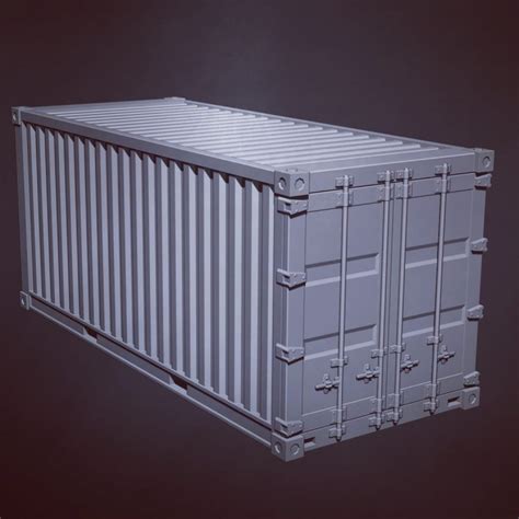 3d Printable Shipping Container By Chris Burns