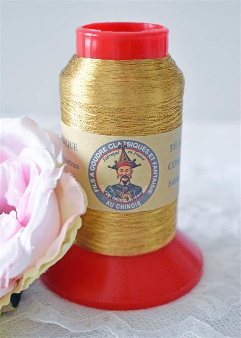 Sajou Metallic Thread 1000m Spool Metallic Sewing Thread Fil Etsy