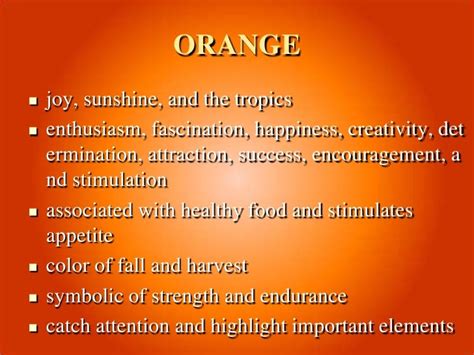 What Does Orange Symbolize