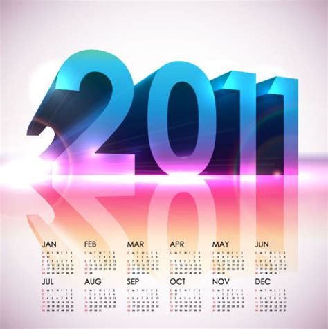 Cool Calendar 2011 Vector Design Download Free Vectors Graphic Design