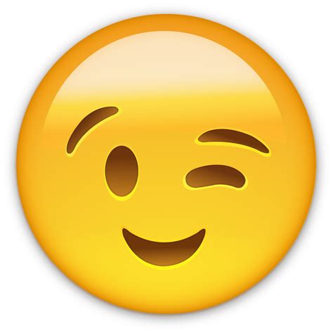 Download Emoticon Smiley Wink Smile Whatsapp Emoji Hq Png Image In