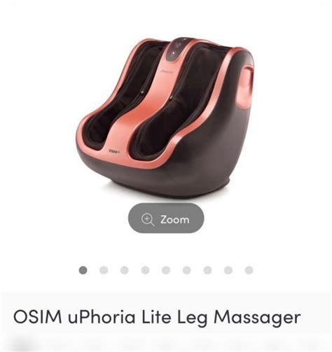 Osim Uphoria Lite Leg Massager Health And Nutrition Massage Devices On