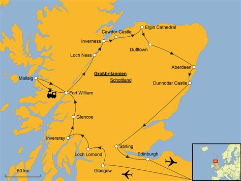 Schottland ist einer der vier landesteile des vereinigten königreichs. SCHOTTLAND » SRD-Reisen