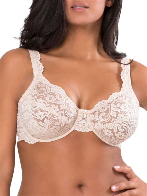 Smart And Sexy Womens Curvy Signature Lace Unlined Underwire Bra Style Sa964 38d Mariner