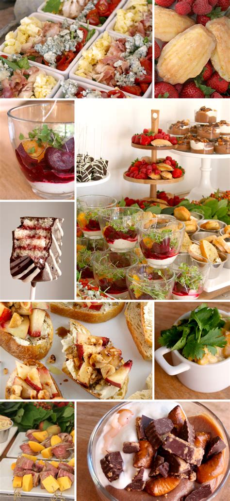 Serving a snackable spread of baby shower food not only keeps the atmosphere fun and casual, but it makes sure everyone has plenty of time to talk to the expecting mama. Baby Shower Menu for Rebecca - Bakin' Bit