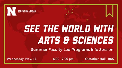 See The World With Arts And Sciences Summer 2022 Faculty Led Programs