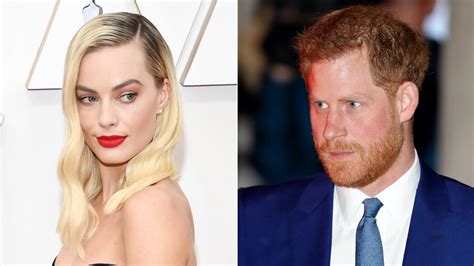 the unusual encounter margot robbie had with prince harry
