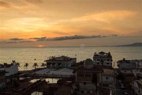 Panoramic View Of The Malecon Beautiful Sunset On The Beaches Of