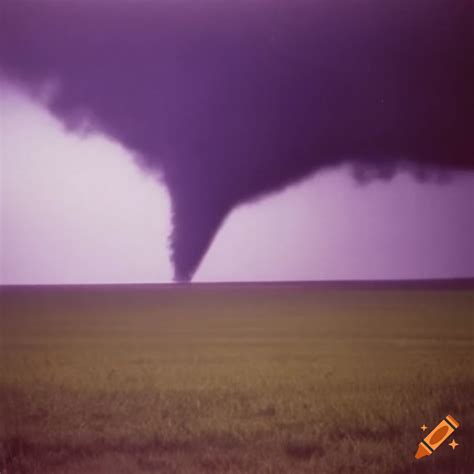 Image Of A Menacing Tornado In The Plains On Craiyon