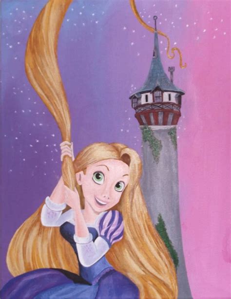 Rapunzel Painting By Jamie Blackbourn