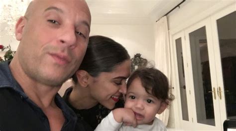 Deepikas Candid Selfie With Xxx Co Star Vin Diesel And Daughter Pauline See Pic Bollywood