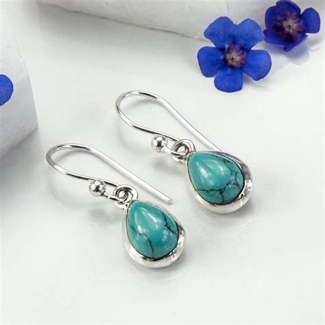 Sterling Silver Turquoise Earrings Online Sale UP TO 70 OFF