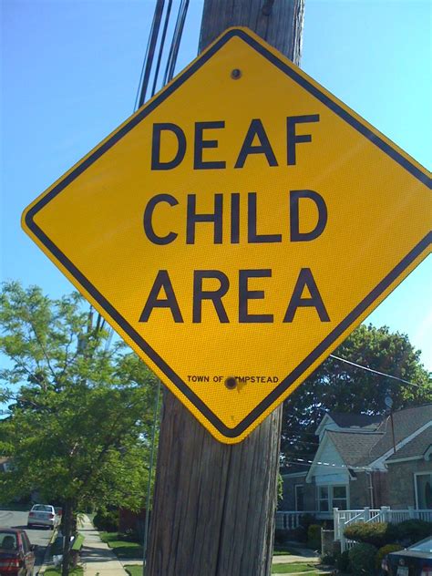 This Area Is A Deaf Child Area And A School Zone So Why Would Police