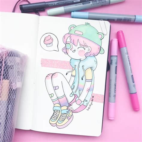 Cupcake Girl 🧁💕 Hi Everyone Today I Made This Quick Drawing On My