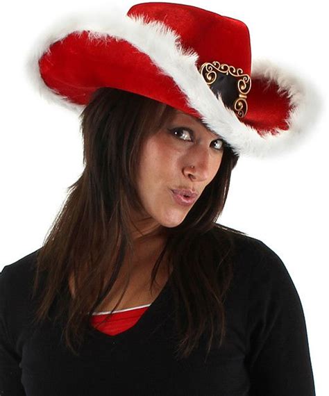 Elope Red Santa Cowboy Hat Cowboy Hats Hats Red Hats