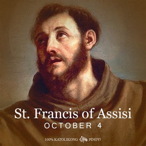 Feast Day Of Saint Francis Of Assisi