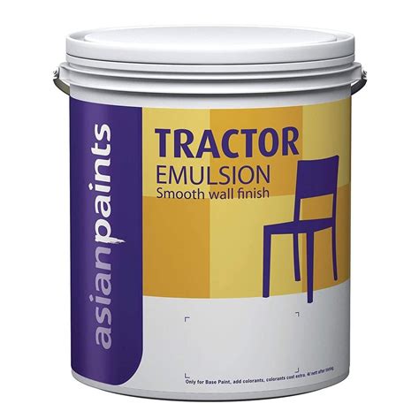Asian Paints Tractor Emulsion Smooth Wall Finish Paint 20 L At Rs 2300