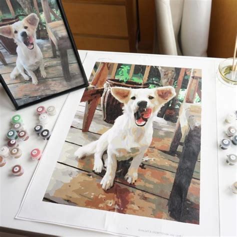 These Custom Photo Paint By Number Art Kits Are The Coolest T Of The