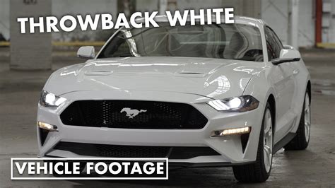 2022 Mustang Coupe Ice White Appearance Package Inside And Out