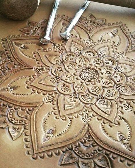 500 Leather Stamping Patterns Images In 2020 Leather Carving