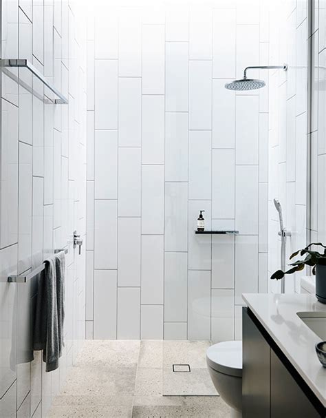 Meet our new collection of the year 2021 Bathroom Tile Ideas - Oversized Subway Tiles Installed ...