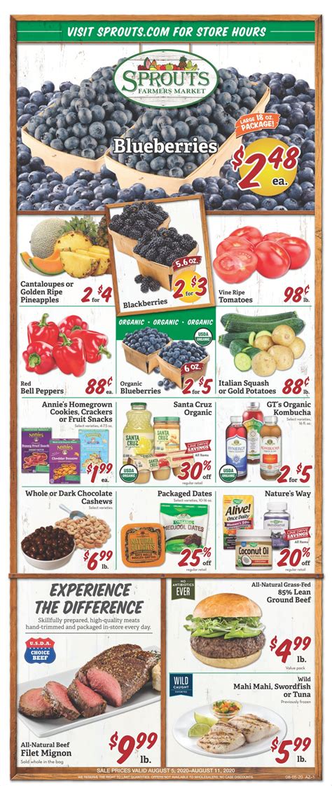 Sprouts Weekly Ad Valid Aug 5 Aug 11 2020 Sneak Peek Preview Organic